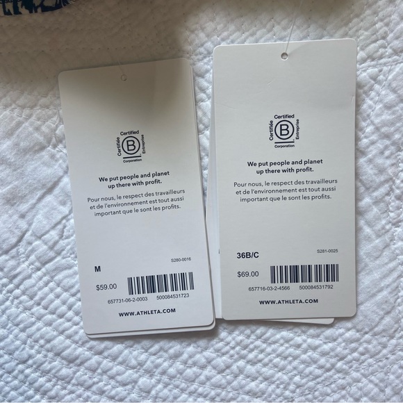 Athleta bondi bra cup bikini set • 36 B/C • medium high waist bottom - Picture 3 of 7